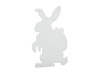 Silhouette Hase, weiß, 60cm