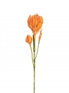 Dahlienzweig (EVA), künstlich, orange