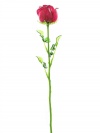 Kristallrose, Kunstblume, burgund, 81cm 12x